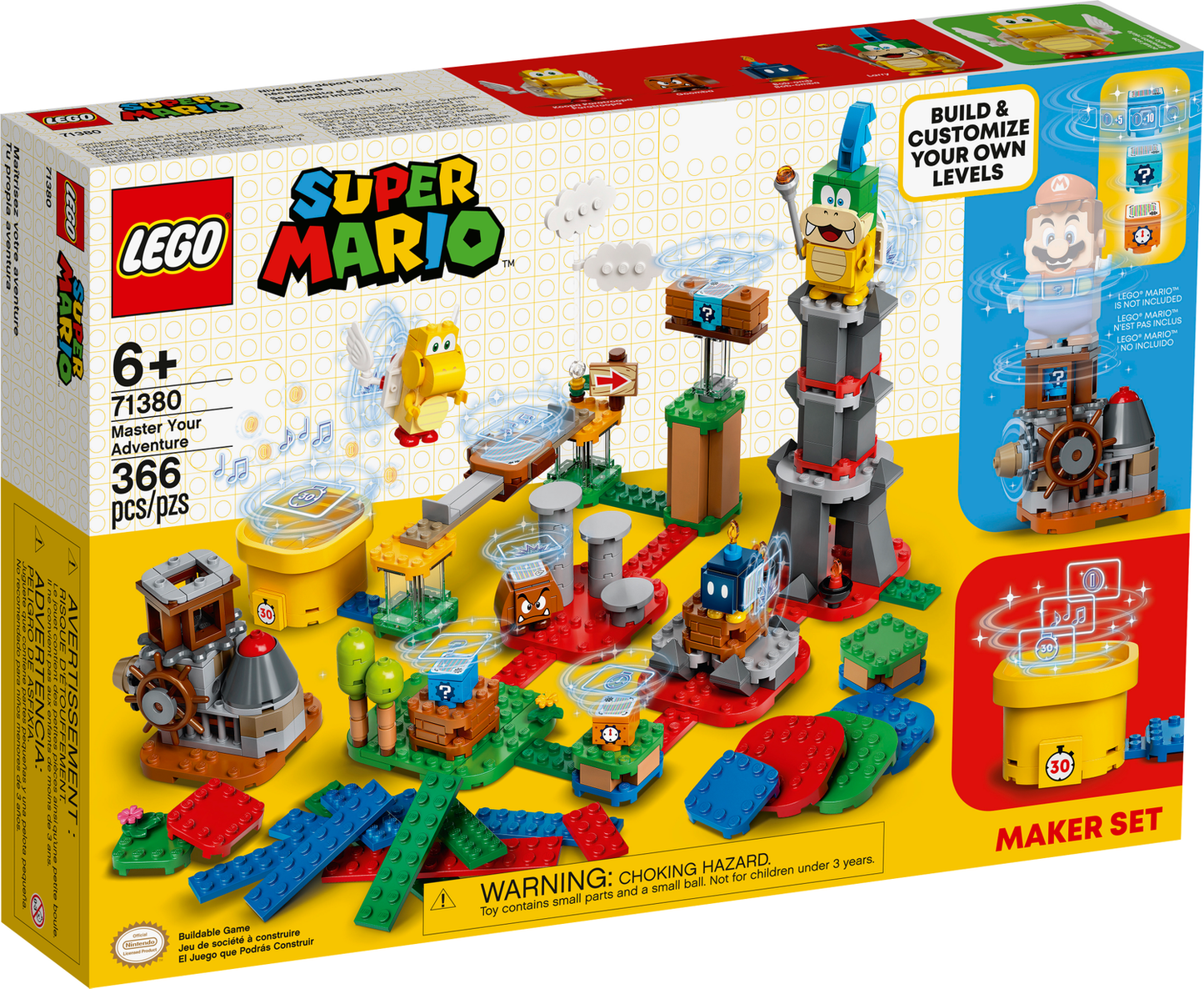 Super Mario 71380 Baumeister-Set für eigene Abenteuer