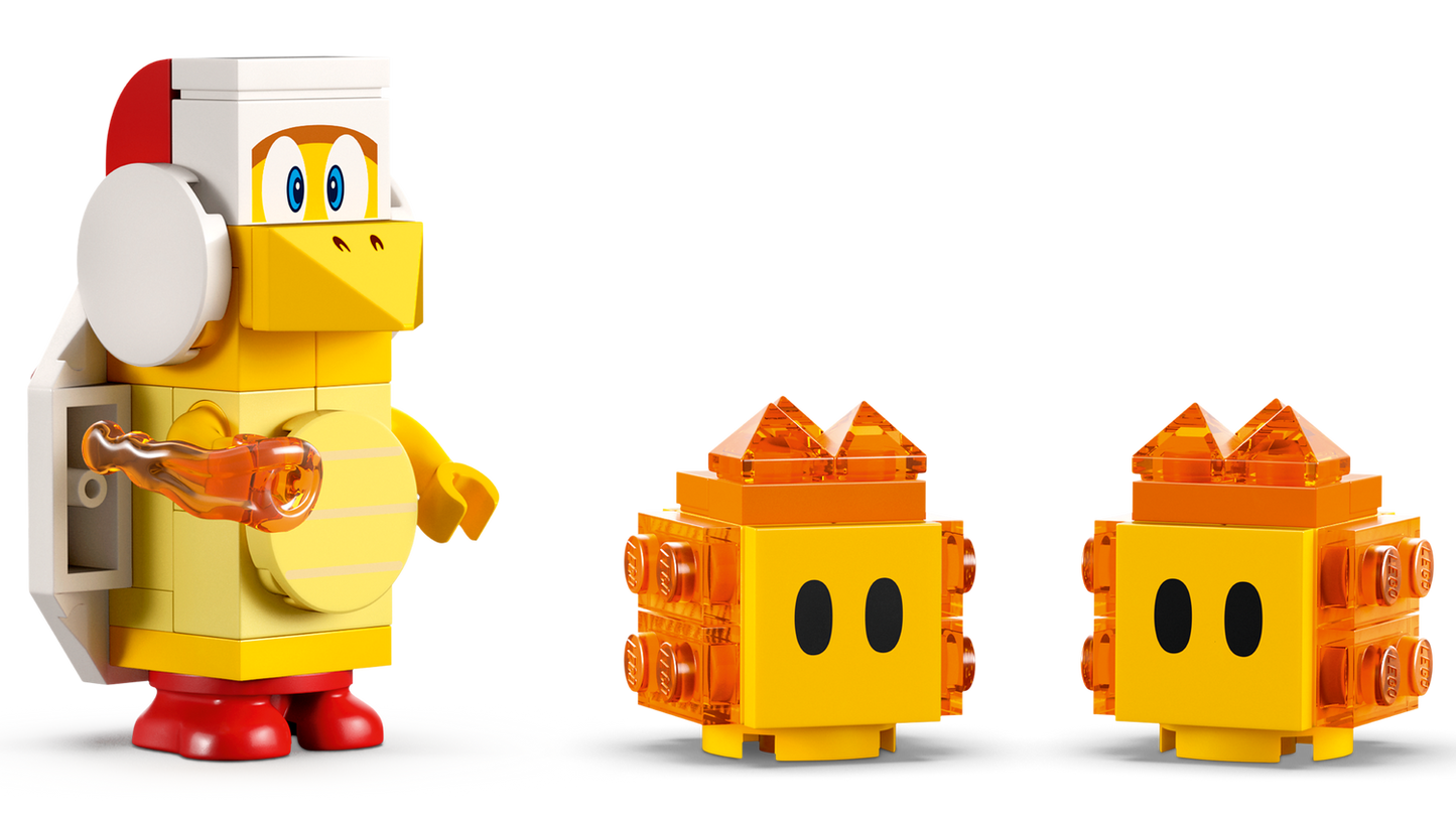 Super Mario 71416 Lavawelle-Fahrgeschäft Erweiterungsset