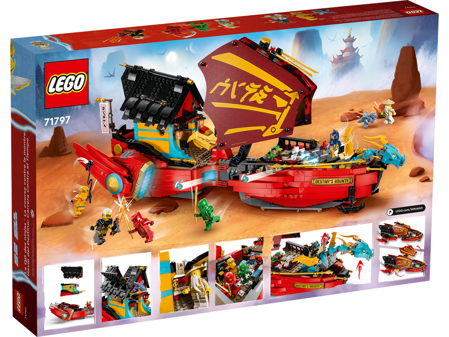 NINJAGO 71797 Ninja-Flugsegler im Wettlauf mit der Zeit