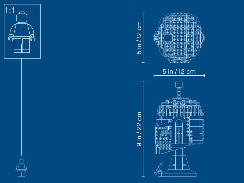 Star Wars 75277 Boba Fett Helm