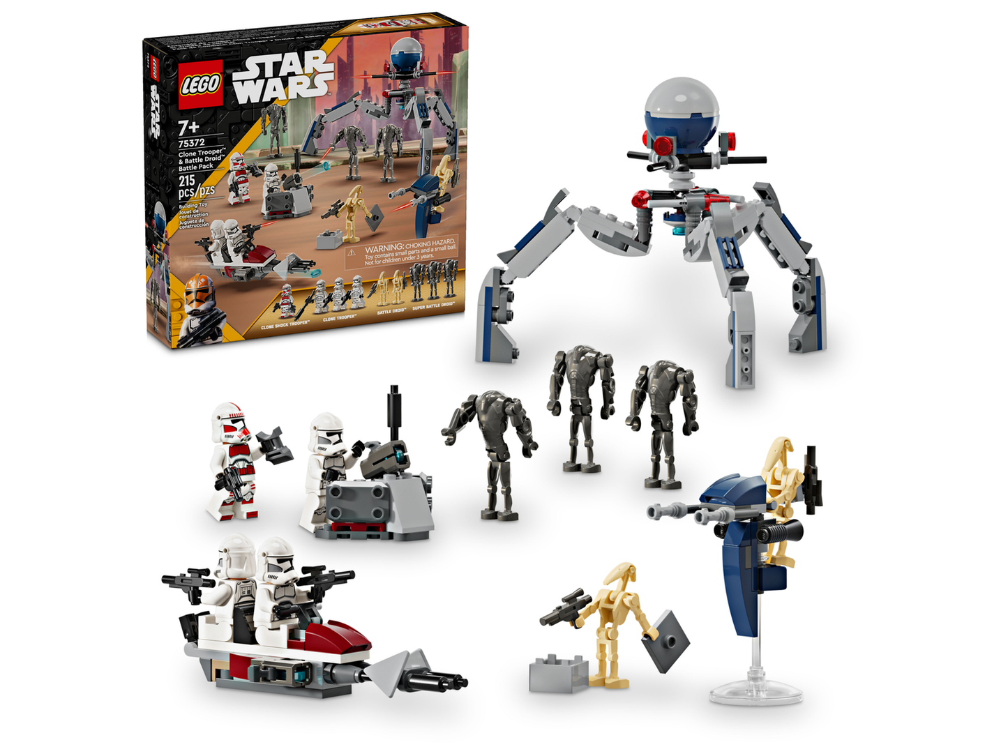 Star Wars 75372 Clone Trooper & Battle Droid Battle Pack