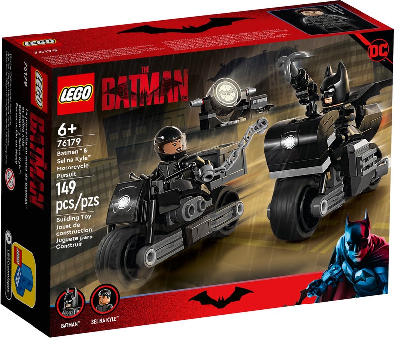 The LEGO Batman Movie 76179 Batman & Selina Kyle Verfolgungsjagd auf dem Motorrad