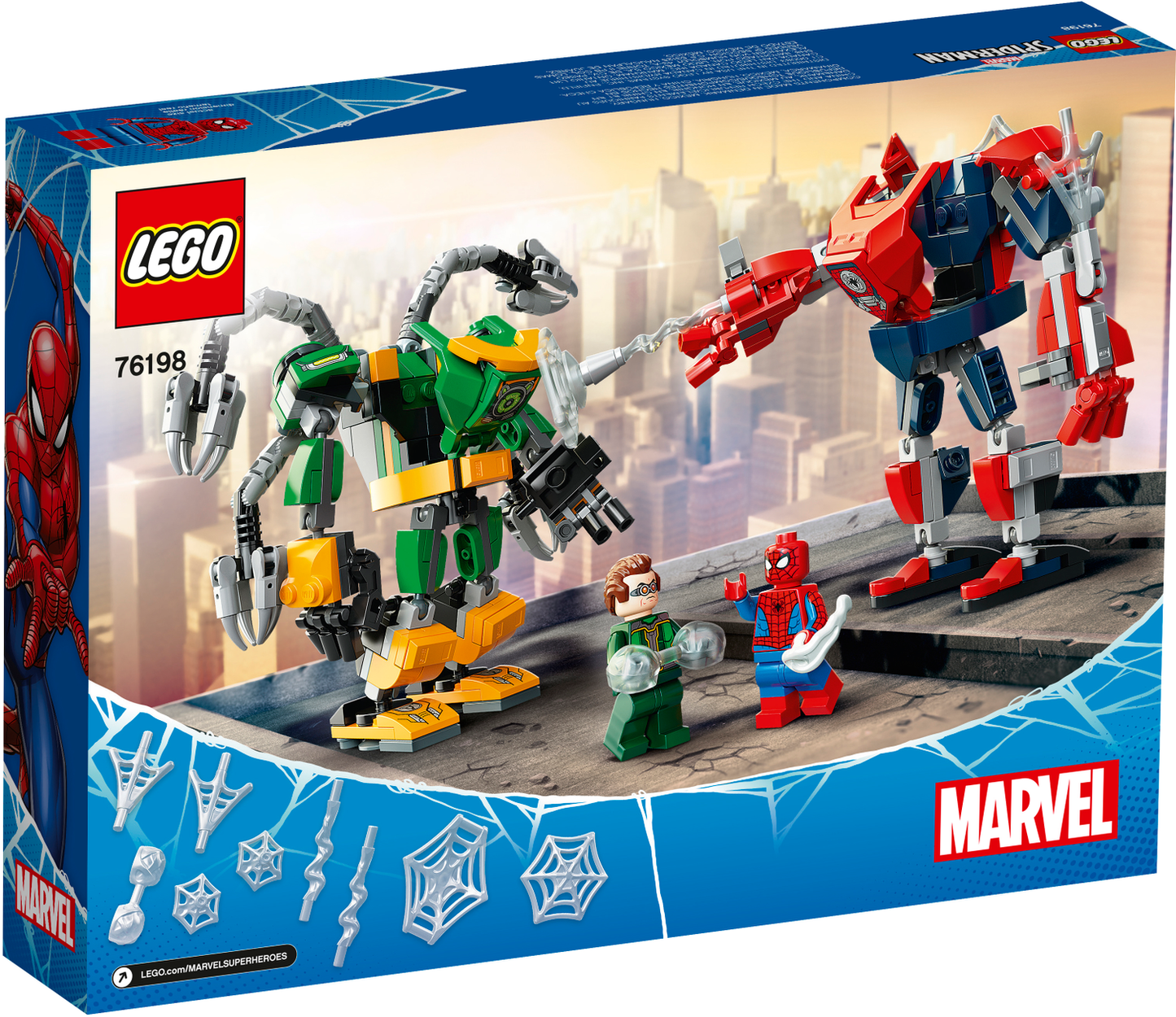 Spider-Man 76198 Mech-Duell zwischen Spider-Man & Doctor Octopus