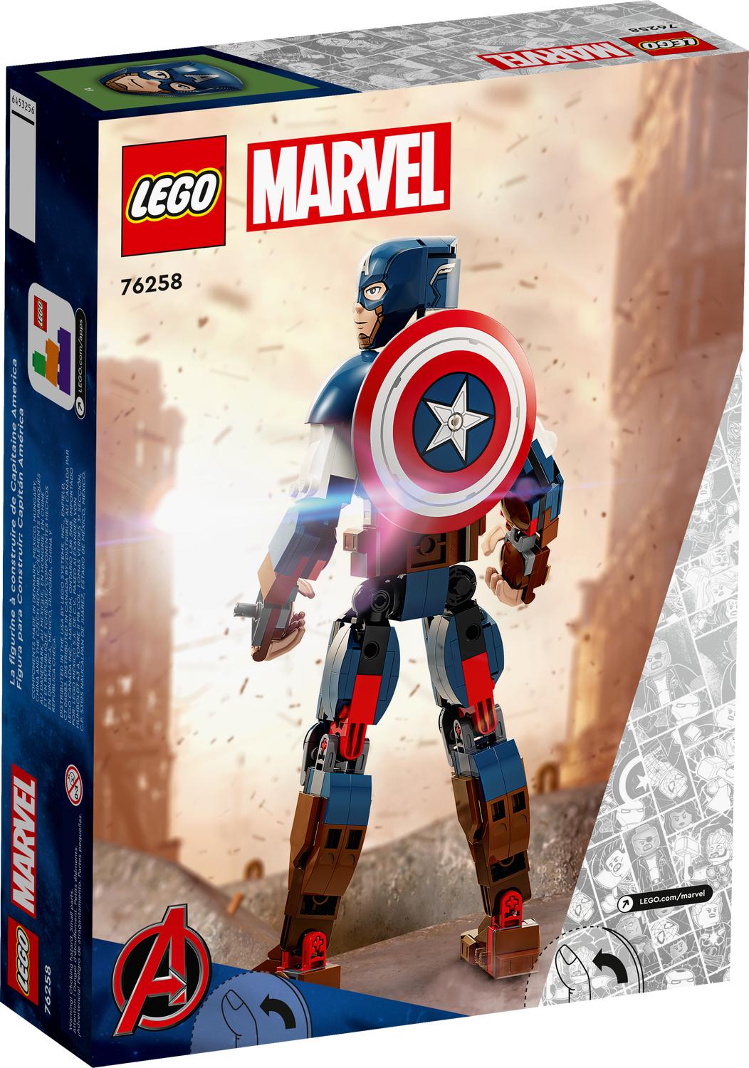 Marvel 76258 Captain America Baufigur