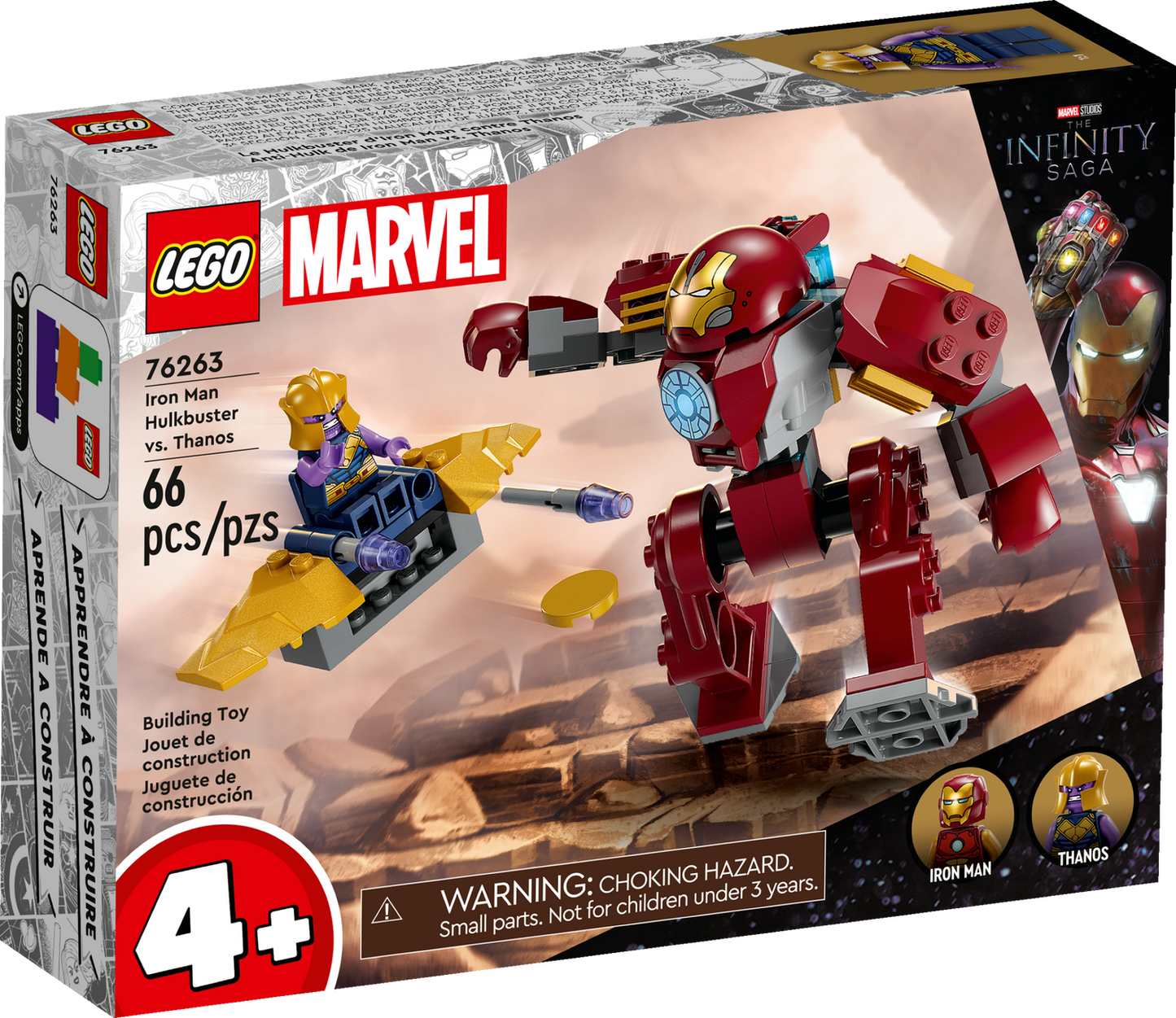 Marvel 76263 Iron Man Hulkbuster vs. Thanos