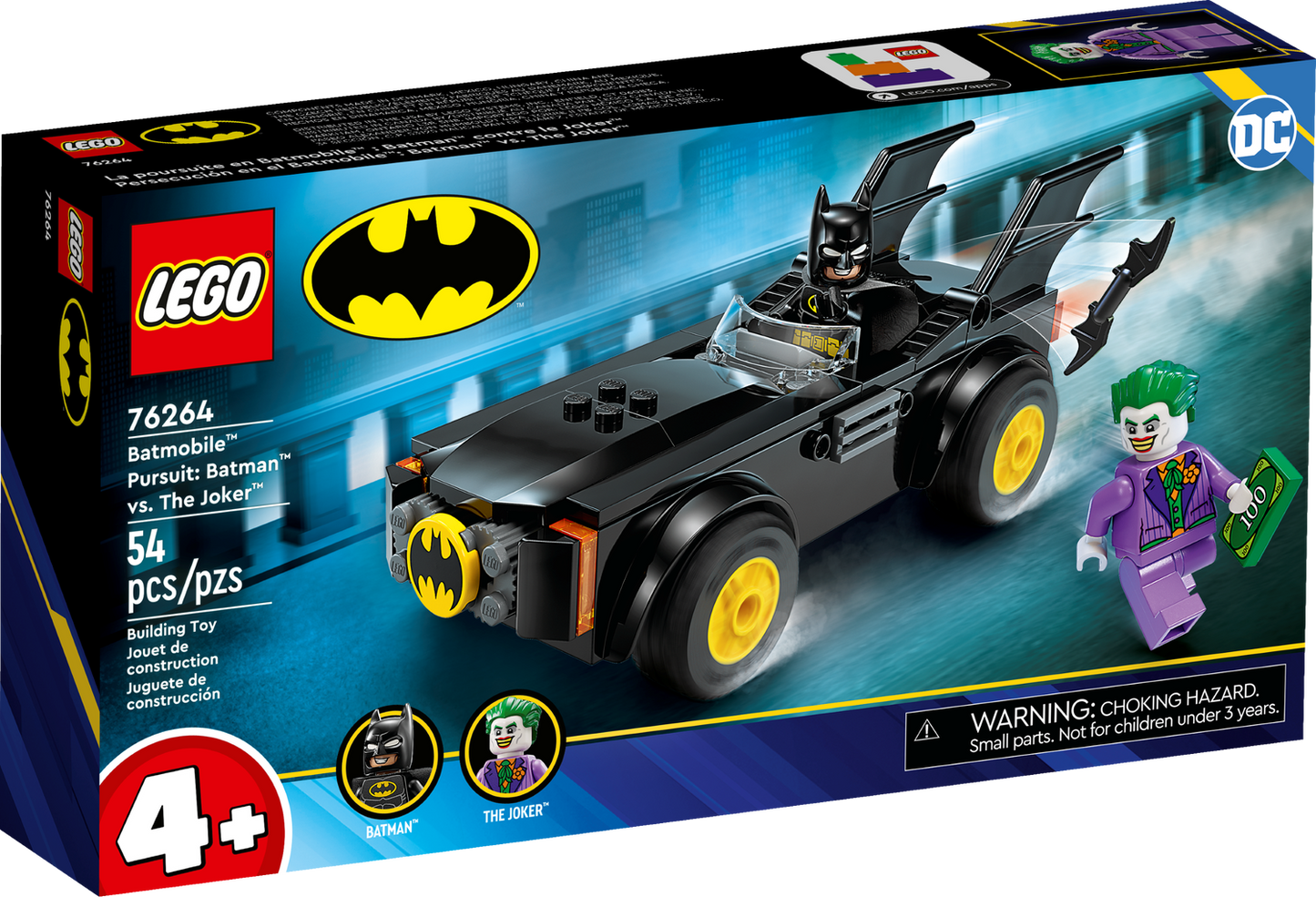 Batman 76264 Verfolgungsjagd im Batmobile: Batman vs. Joker