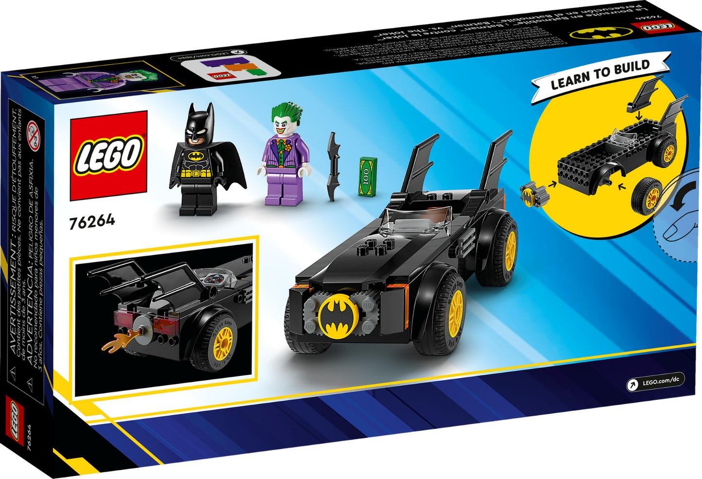 Batman 76264 Verfolgungsjagd im Batmobile: Batman vs. Joker