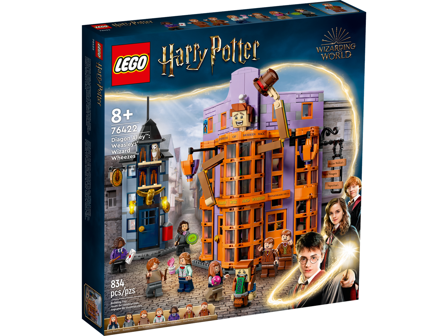 Harry Potter 76422 Winkelgasse: Weasleys Zauberhafte Zauberscherze