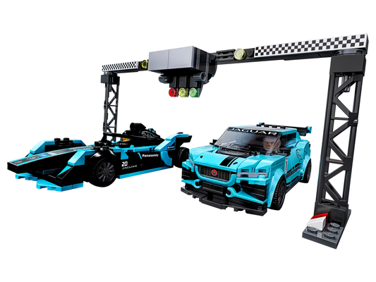 Speed Champions 76898 Formula E Panasonic Jaguar Racing GEN2 car & Jaguar I-PACE eTROPHY