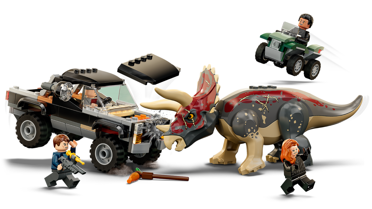 Jurassic World 76950 Triceratops-Angriff