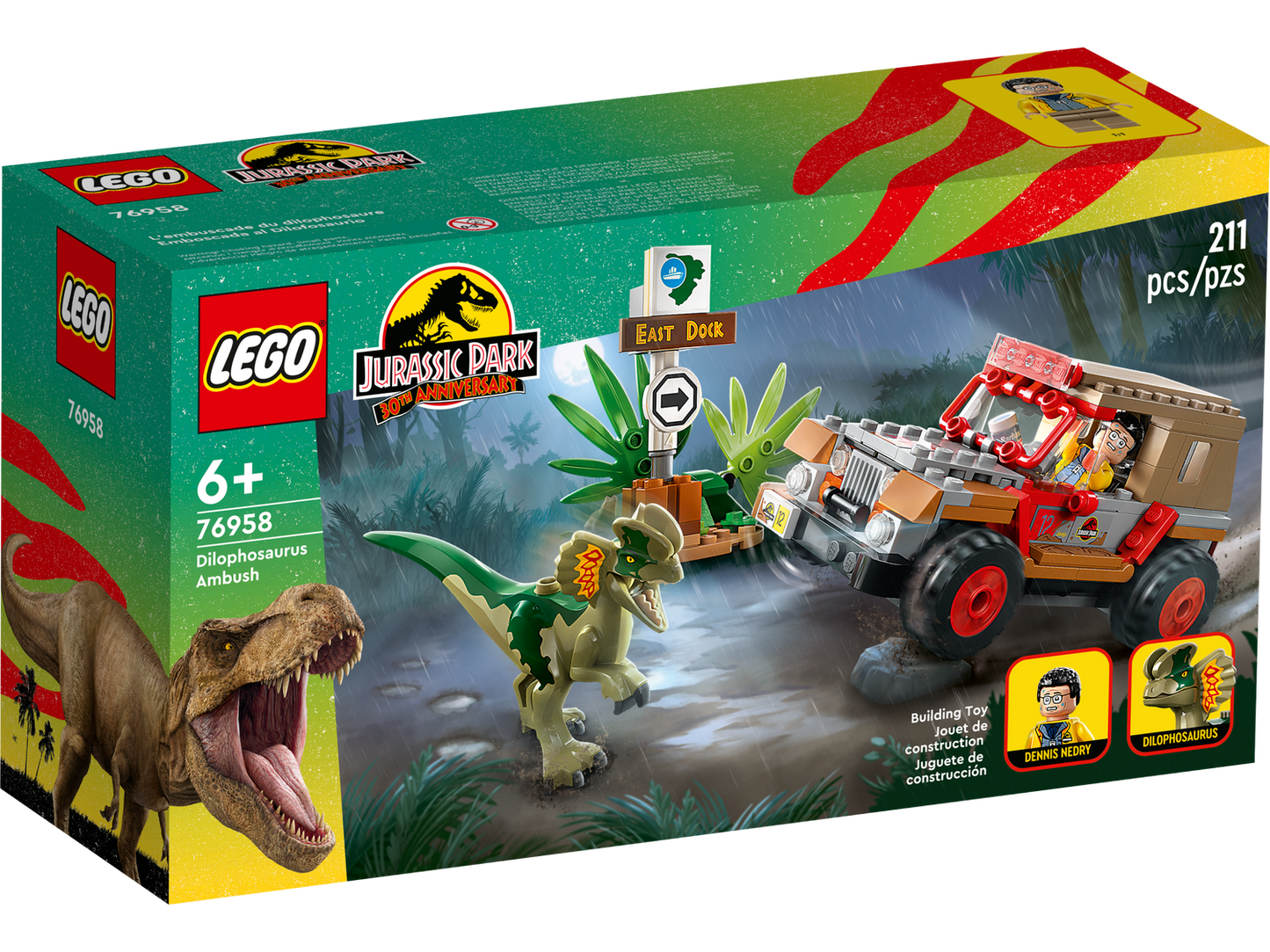 Jurassic World 76958 Hinterhalt des Dilophosaurus