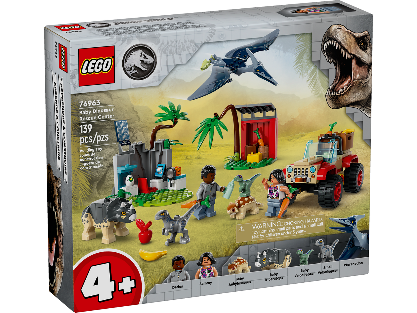 Jurassic World 76963 Rettungszentrum für Baby-Dinos