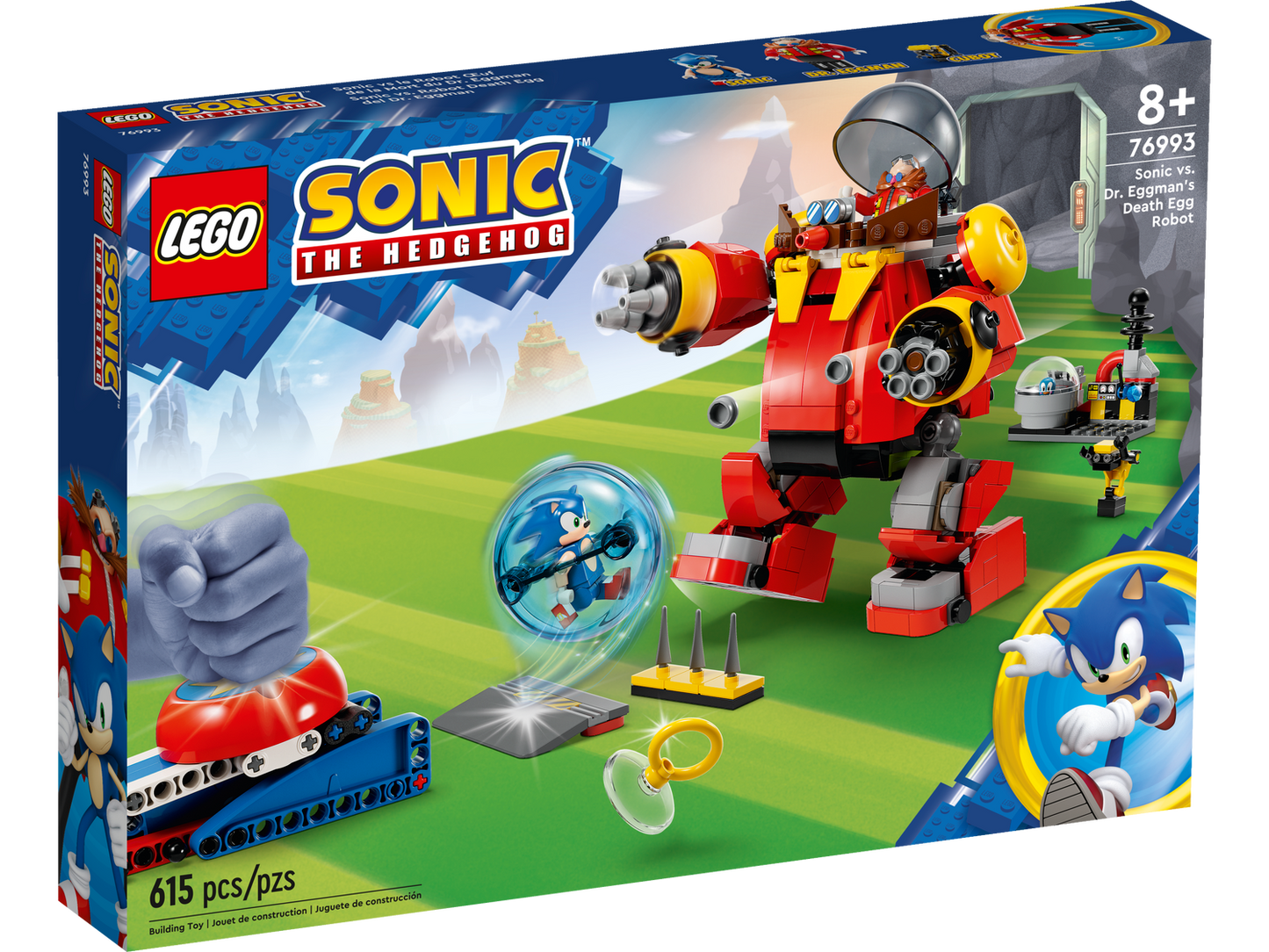 Sonic the Hedgehog 76993 Sonic vs. Dr. Eggmans Death Egg Robot