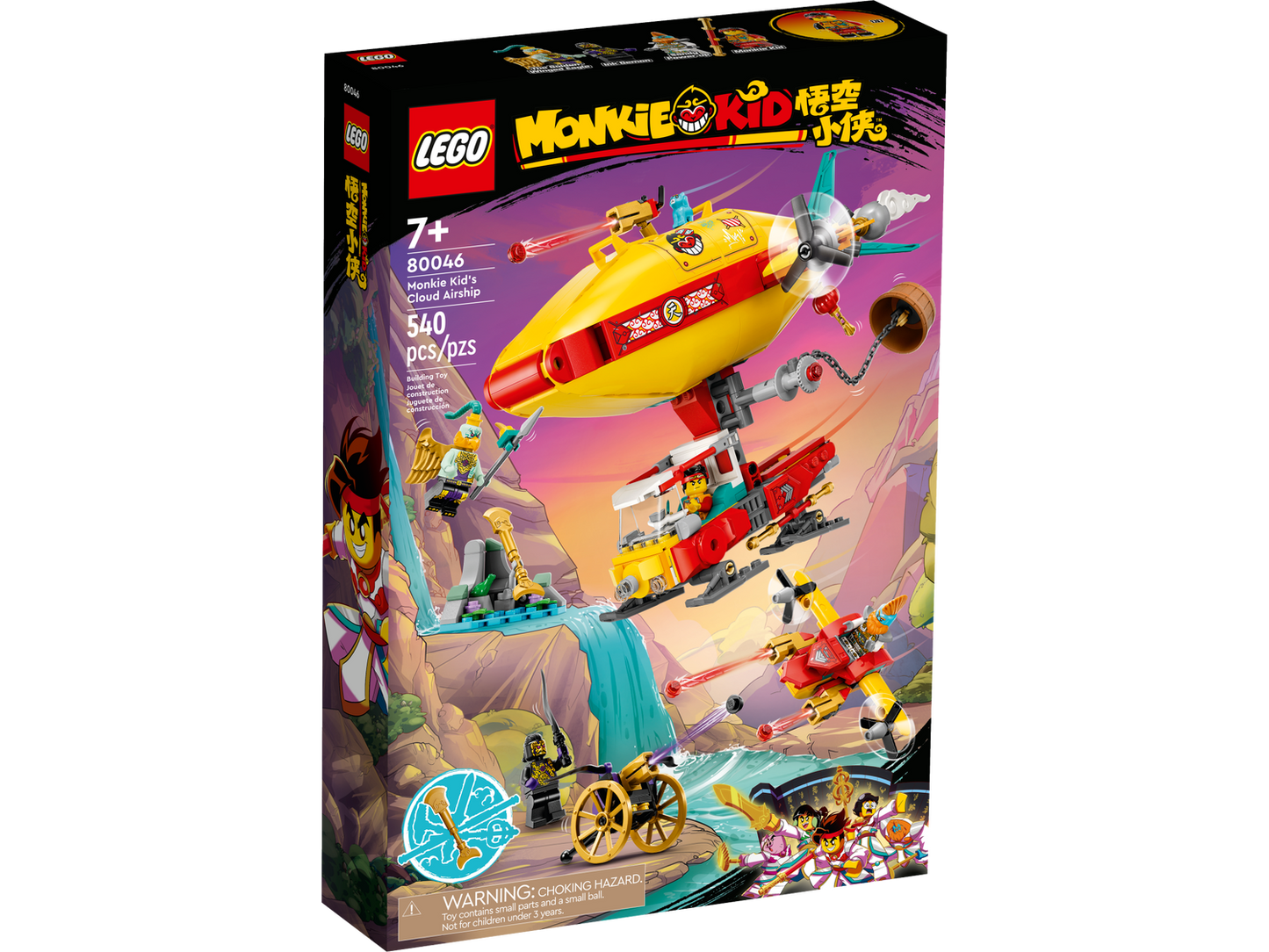 Monkie Kid 80046 Monkie Kids Wolkenschiff