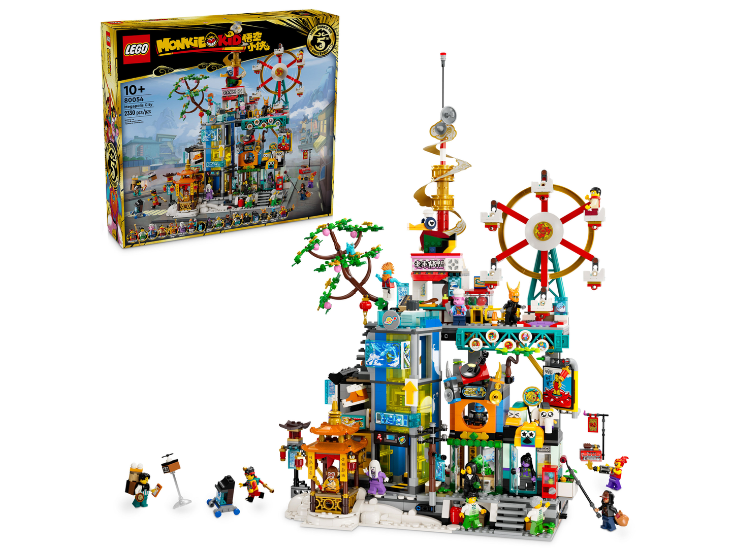 Monkie Kid 80054 5-jähriges Jubiläum von Megapolis City