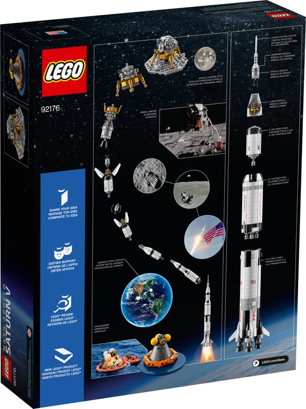 Ideas 92176 LEGO NASA Apollo Saturn V