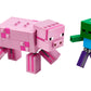 Minecraft 21157 BigFig Schwein mit Zombiebaby