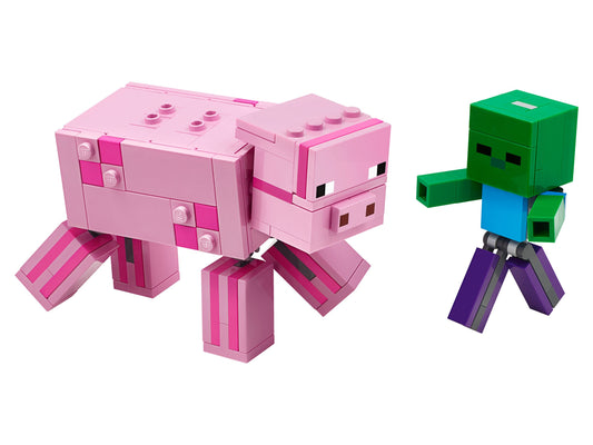 Minecraft 21157 BigFig Schwein mit Zombiebaby