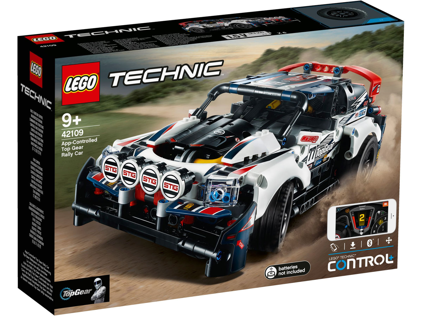 Technic 42109 Top-Gear Ralleyauto mit App-Steuerung