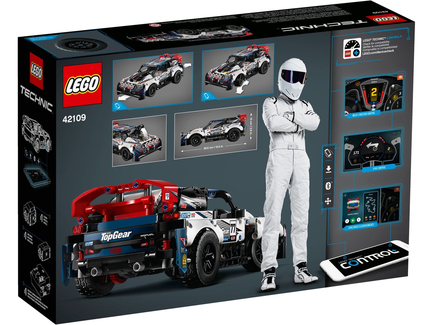 Technic 42109 Top-Gear Ralleyauto mit App-Steuerung