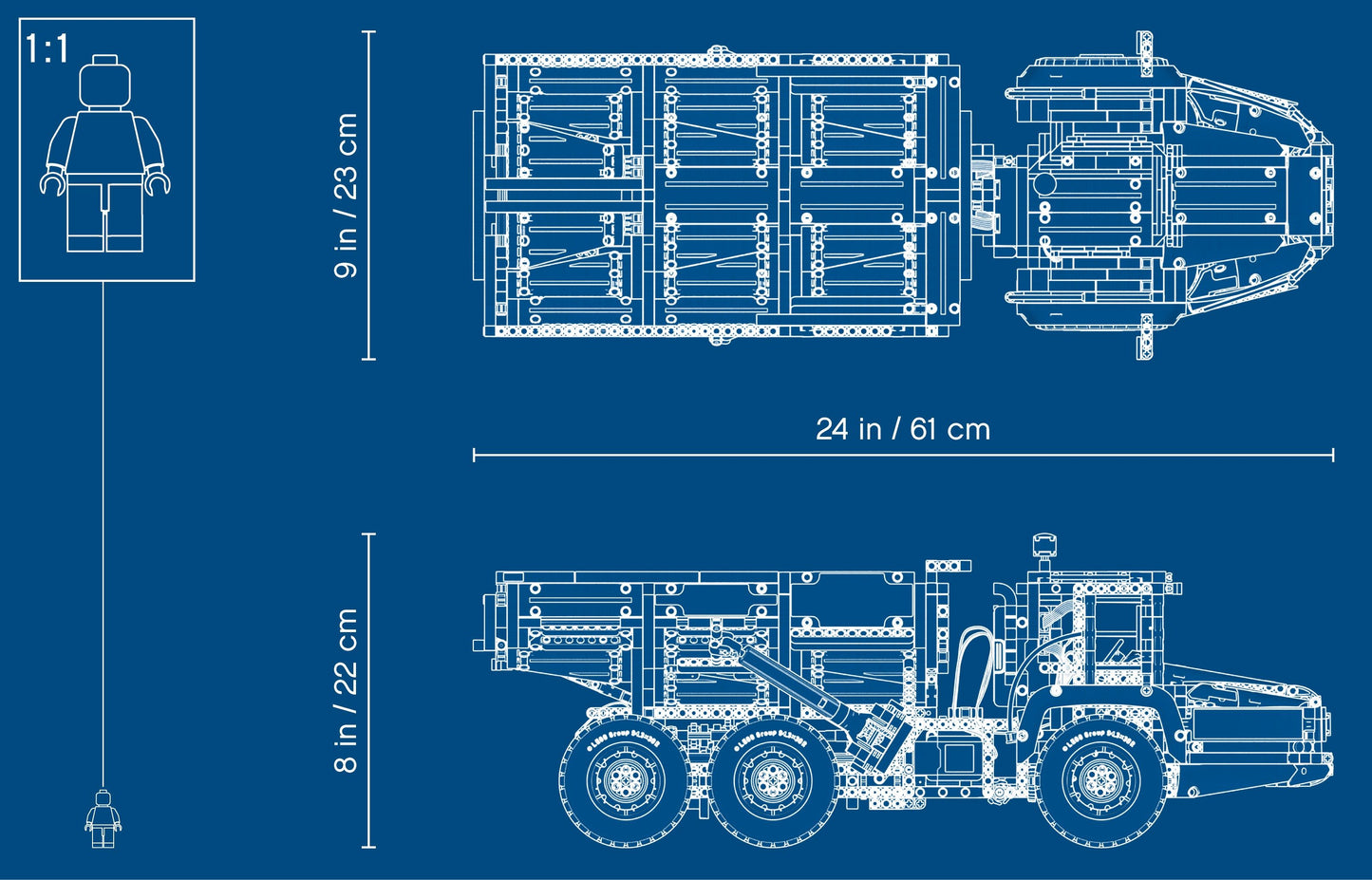 Technic 42114 VOLVO A60H Knickgelenk-Kipper