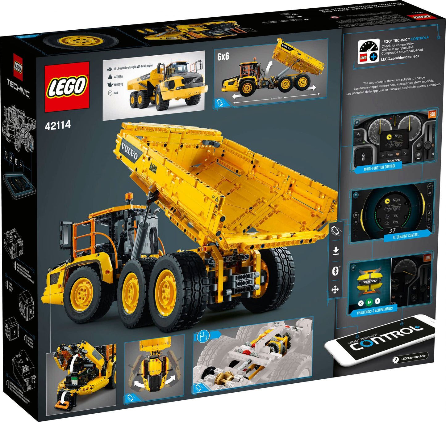 Technic 42114 VOLVO A60H Knickgelenk-Kipper