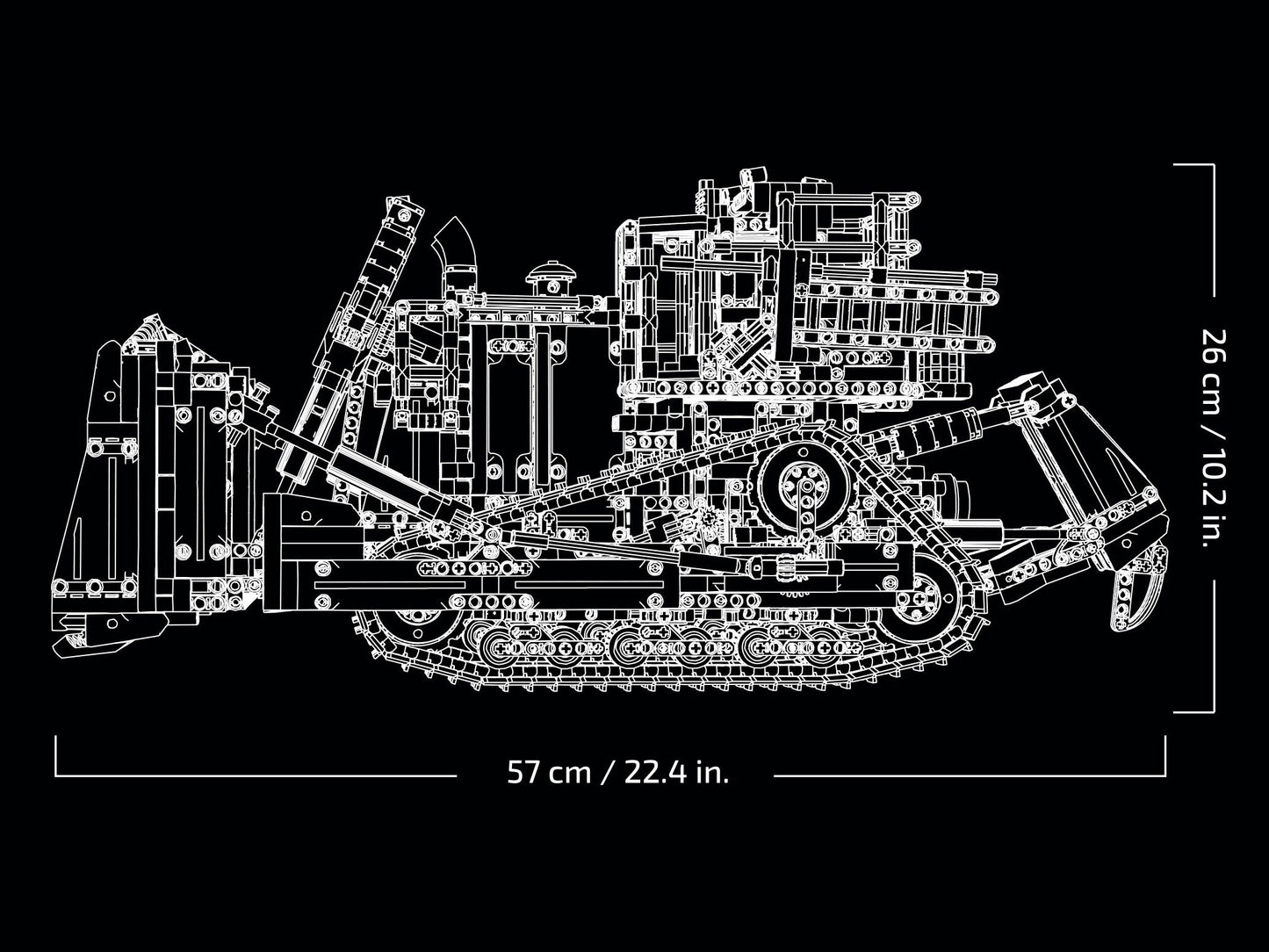 Technic 42131 Appgesteuerter Cat D11 Bulldozer