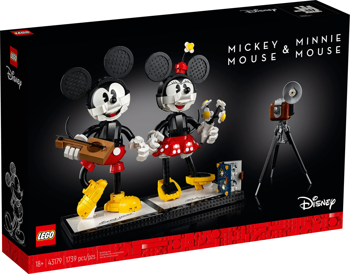 Disney 43179 Micky Maus und Minnie Maus