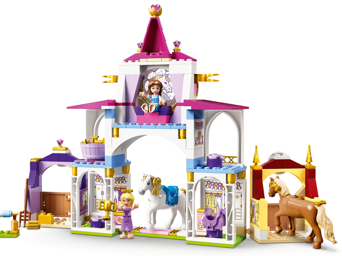 Disney 43195 Belles und Rapunzels königliche Ställe