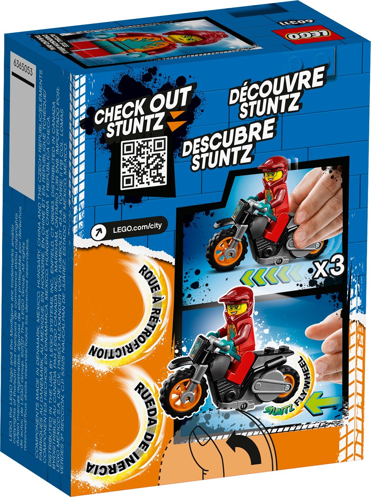 City 60311 Feuer-Stuntbike