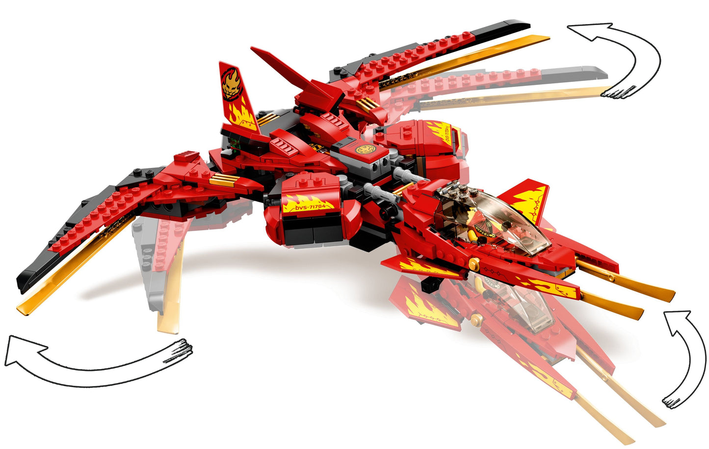 Ninjago 71704 Kais Super-Jet