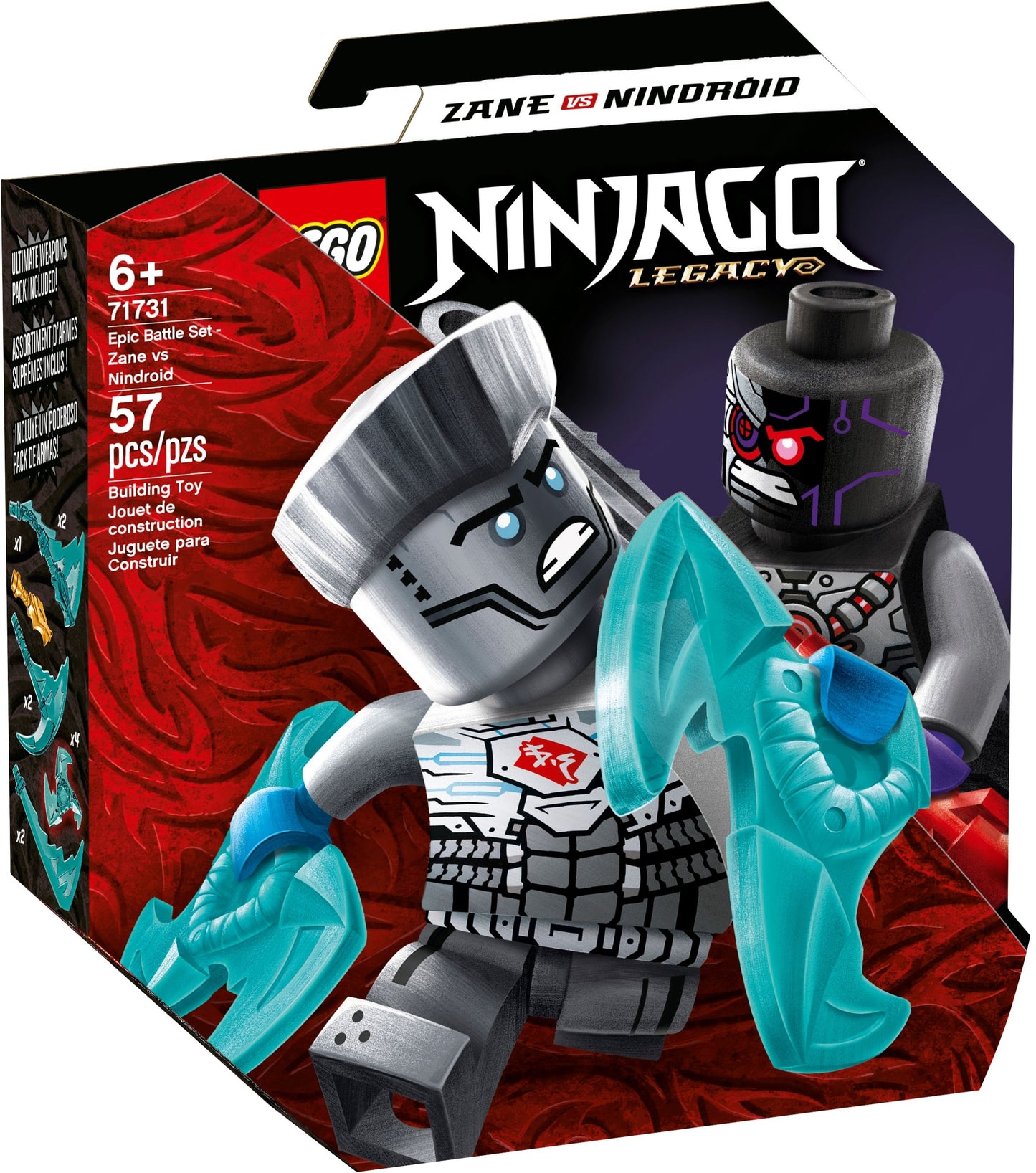 Ninjago 71731 Battle Set Zane vs. Nindroid