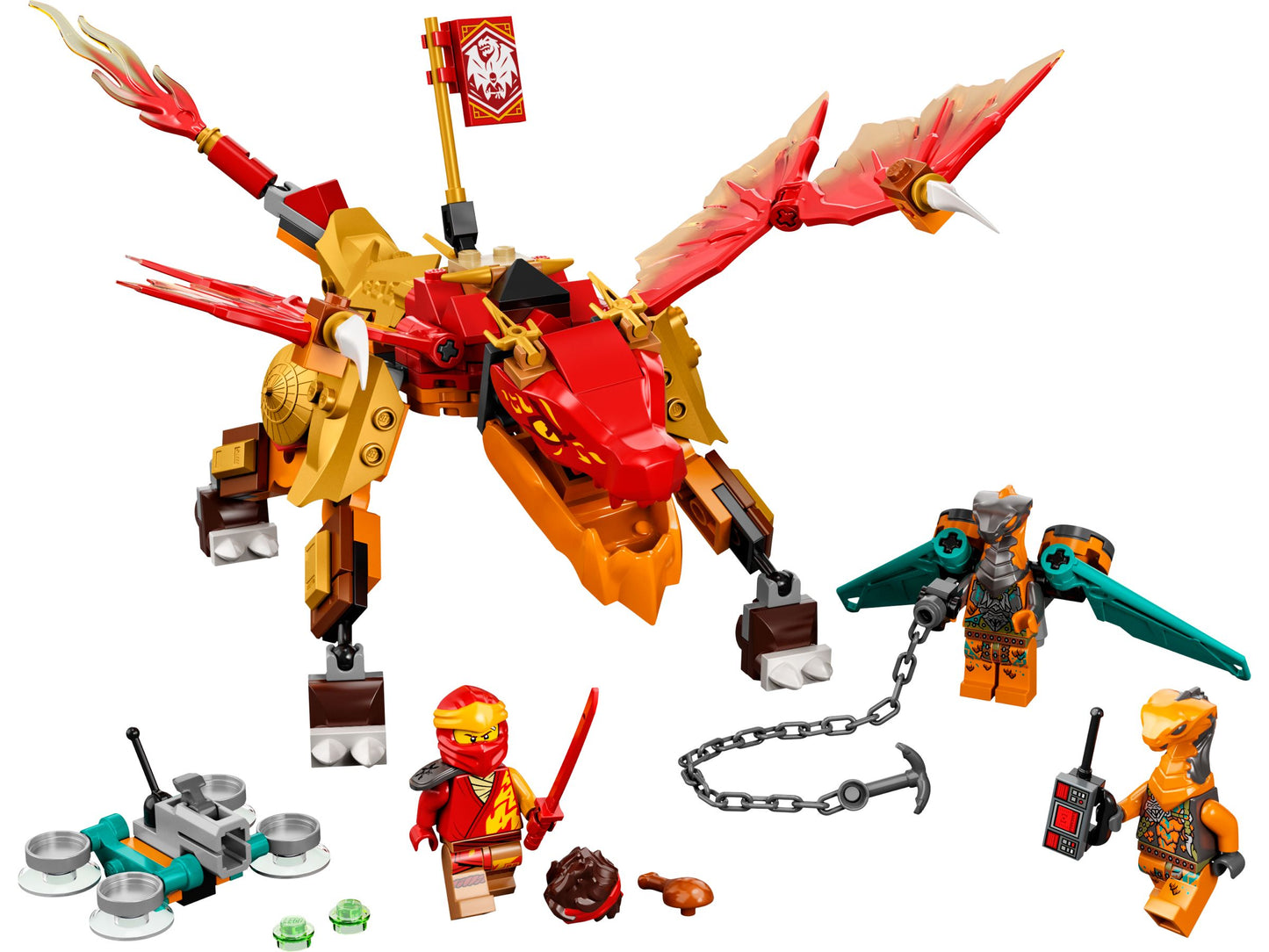 Ninjago 71762 Kais Feuerdrache EVO