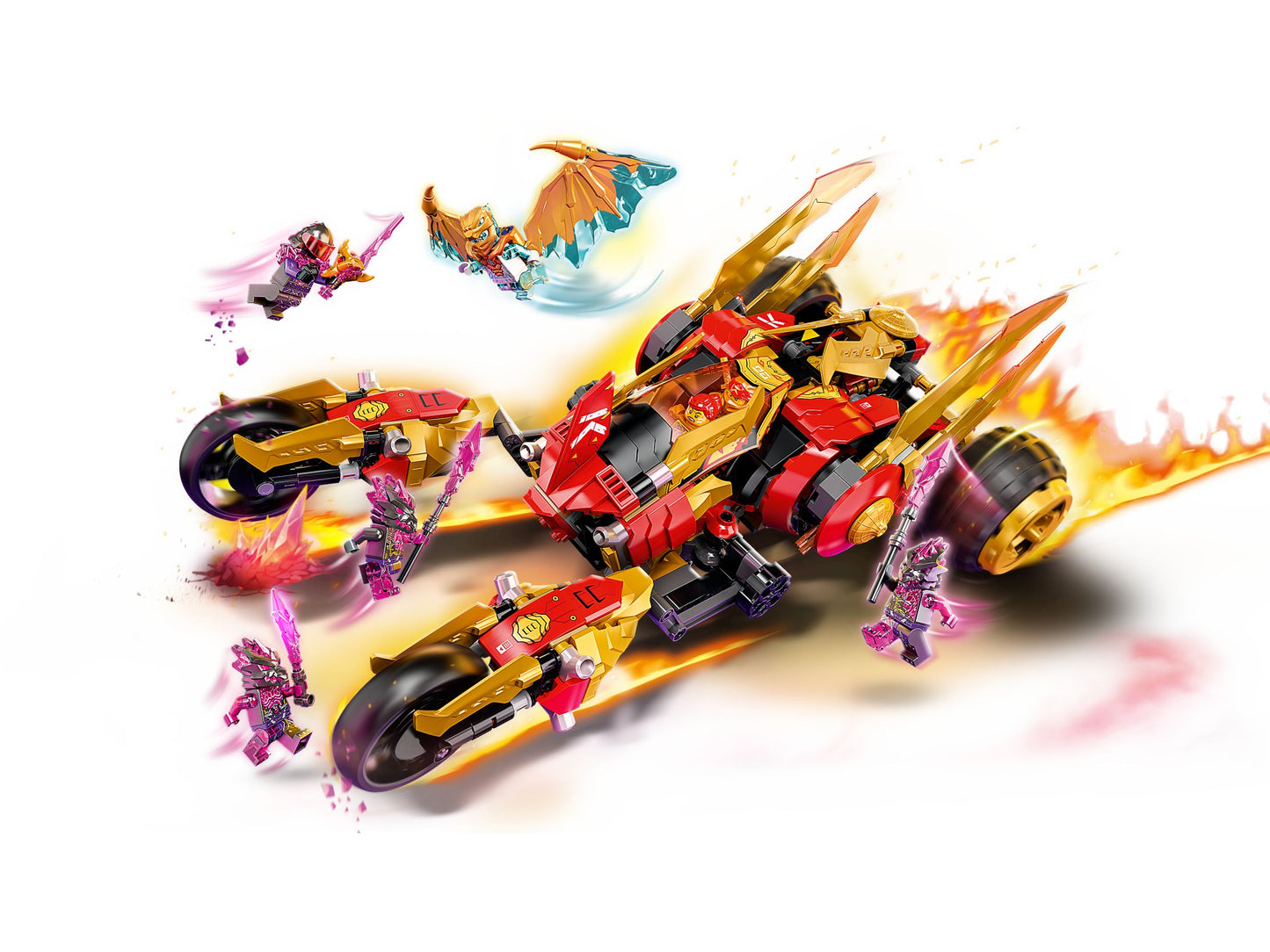 Ninjago 71773 Kais Golddrachen-Raider