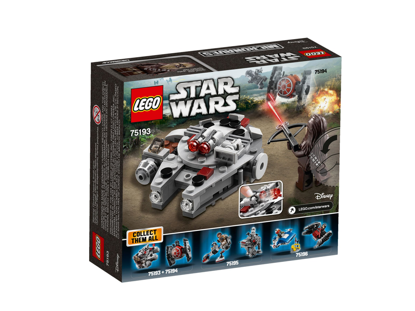 Star Wars 75193 Millenium Falcon Microfighter