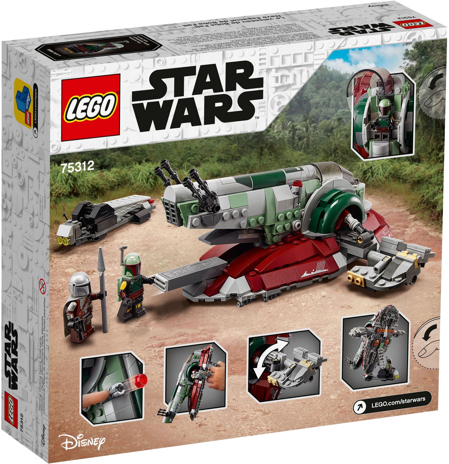 Star Wars 75312 Boba Fetts Starship