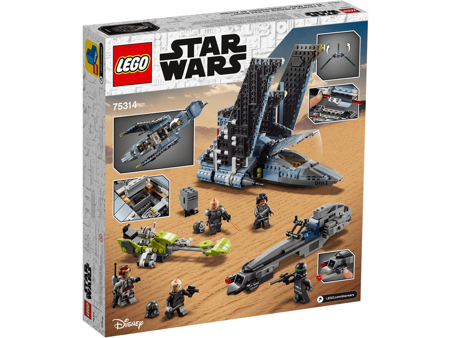 Star Wars 75314 Angriffsshuttle aus The Bad Batch