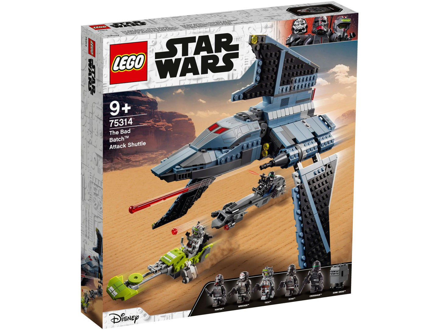 Star Wars 75314 Angriffsshuttle aus The Bad Batch