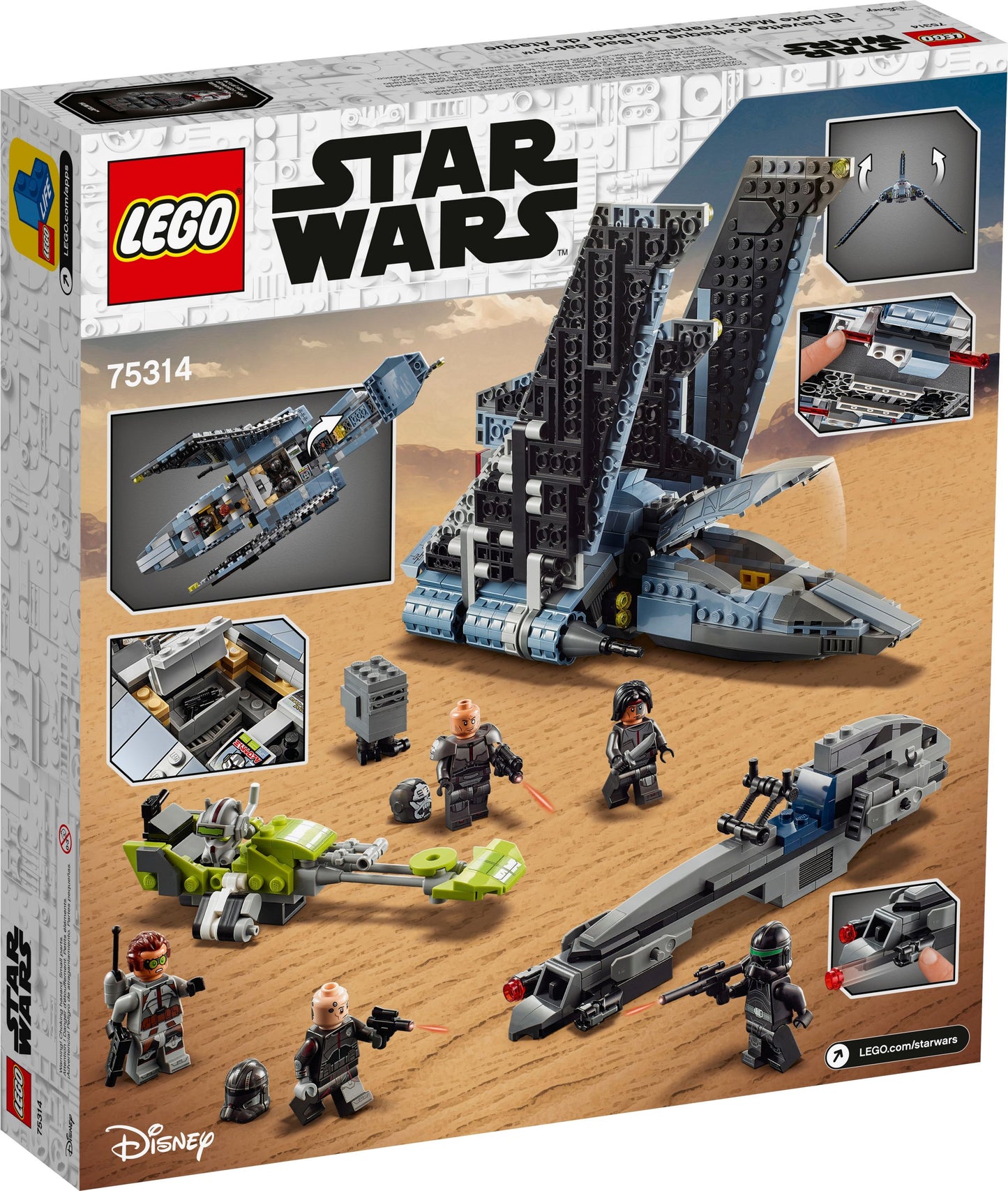 Star Wars 75314 Angriffsshuttle aus The Bad Batch