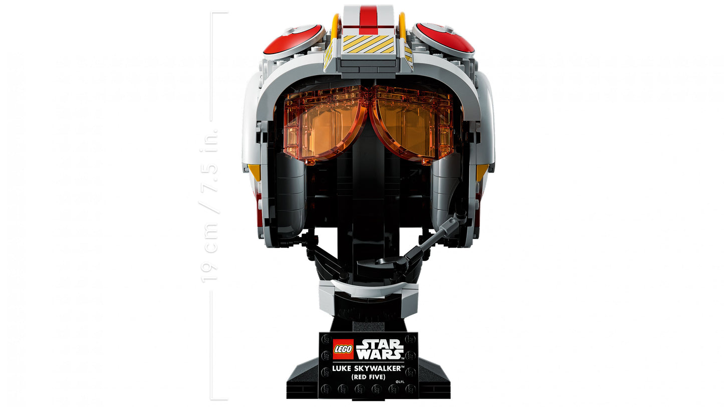 Star Wars 75327 Helm von Luke Skywalker (Rot Fünf)