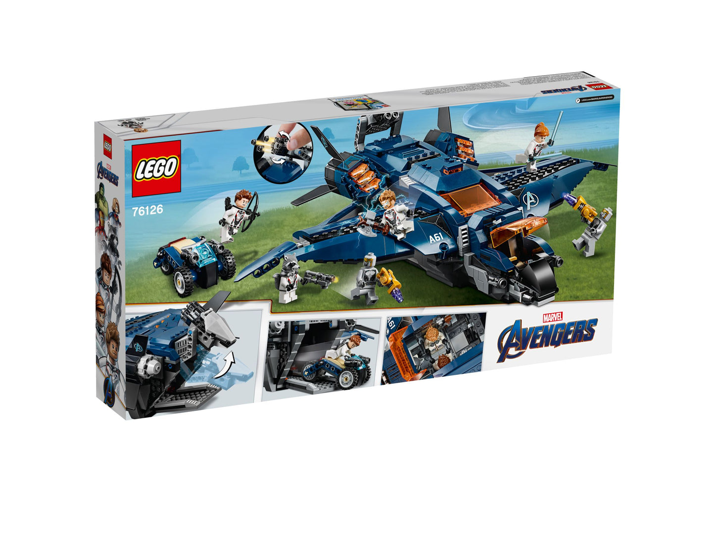 Super Heroes 76126 Ultimativer Avengers-Quinjet