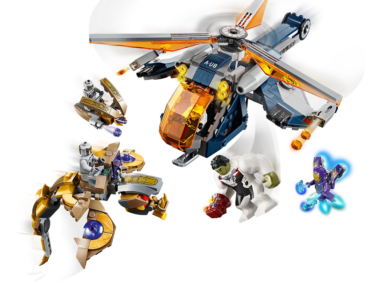 Super Heroes 76144 Avengers Hulk Helikopter Rettung