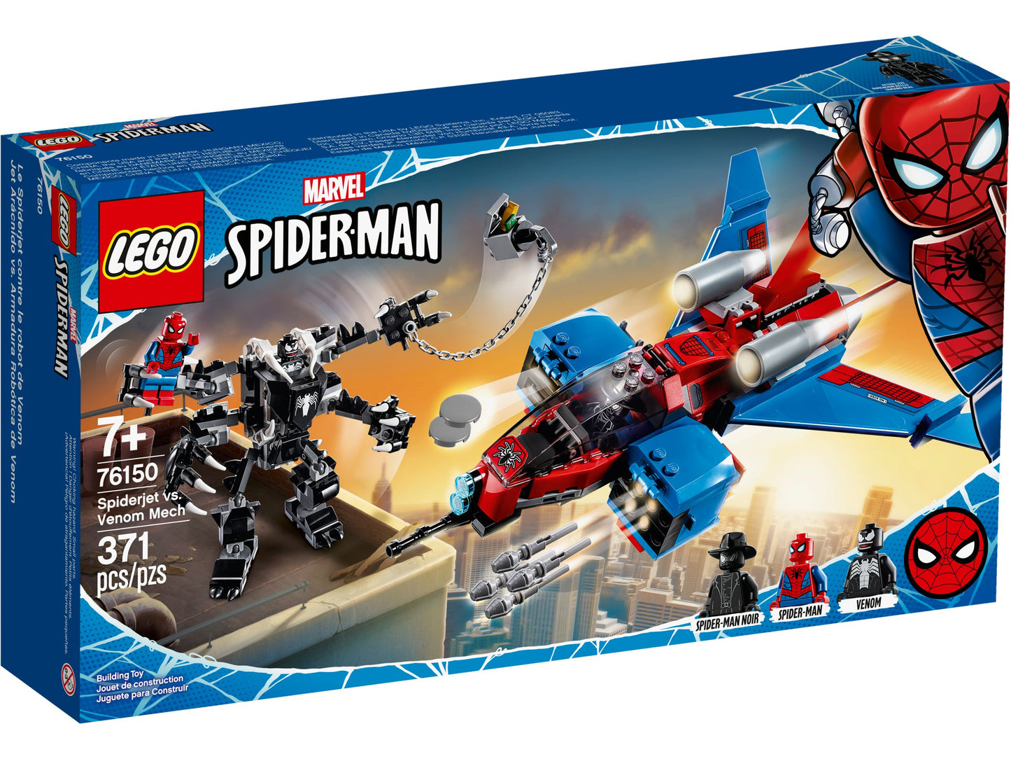 Super Heroes 76150 Spiderjet vs Venom Mech