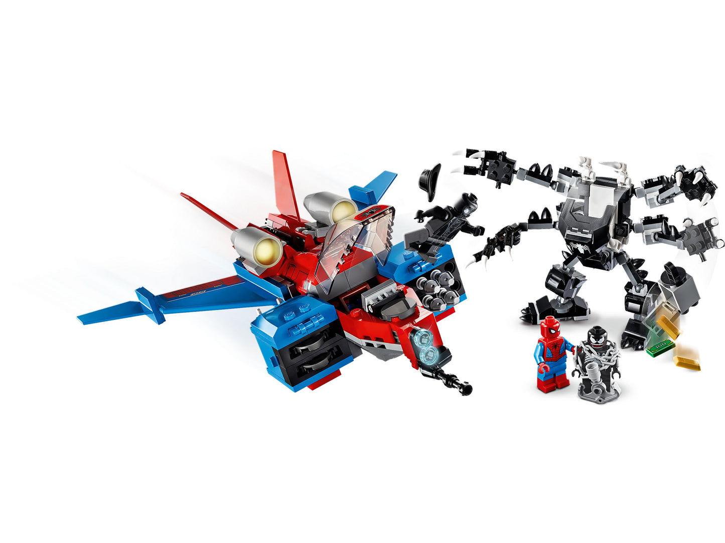 Super Heroes 76150 Spiderjet vs Venom Mech