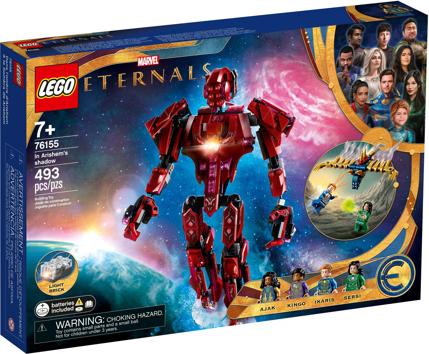 Super Heroes 76155 LEGO Marvel The Eternals: In Arishems Schatten