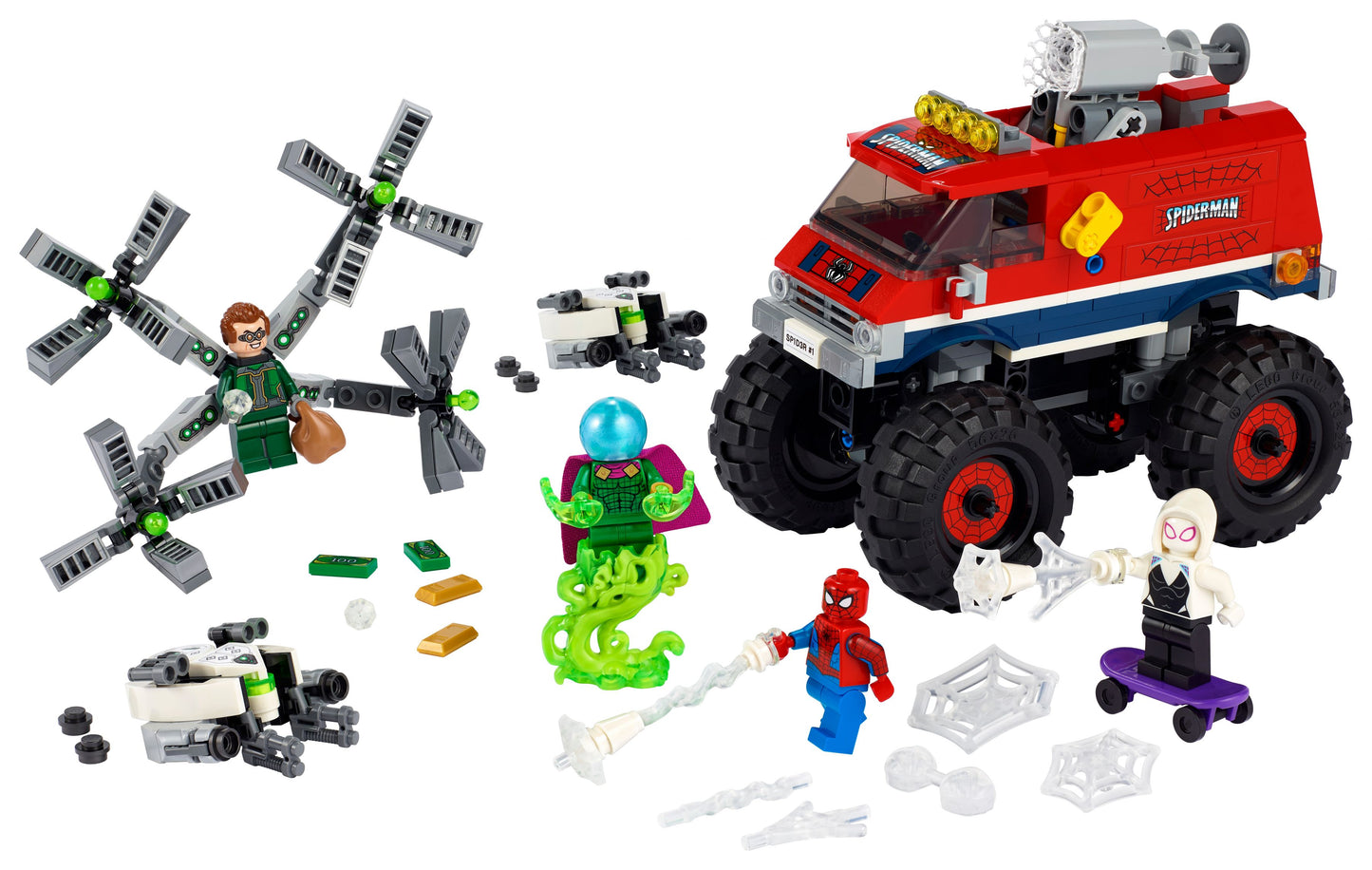 Super Heroes 76174 Spider-Mans Monstertruck vs Mysterio