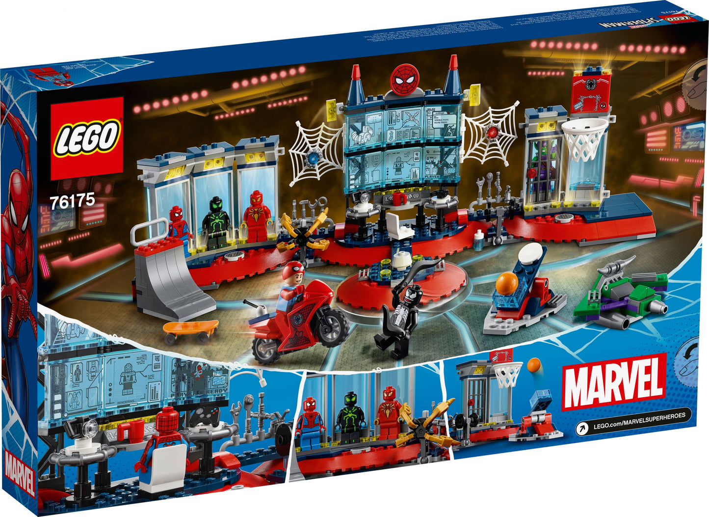 Super Heroes 76175 Angriff auf Spider-Mans Versteck