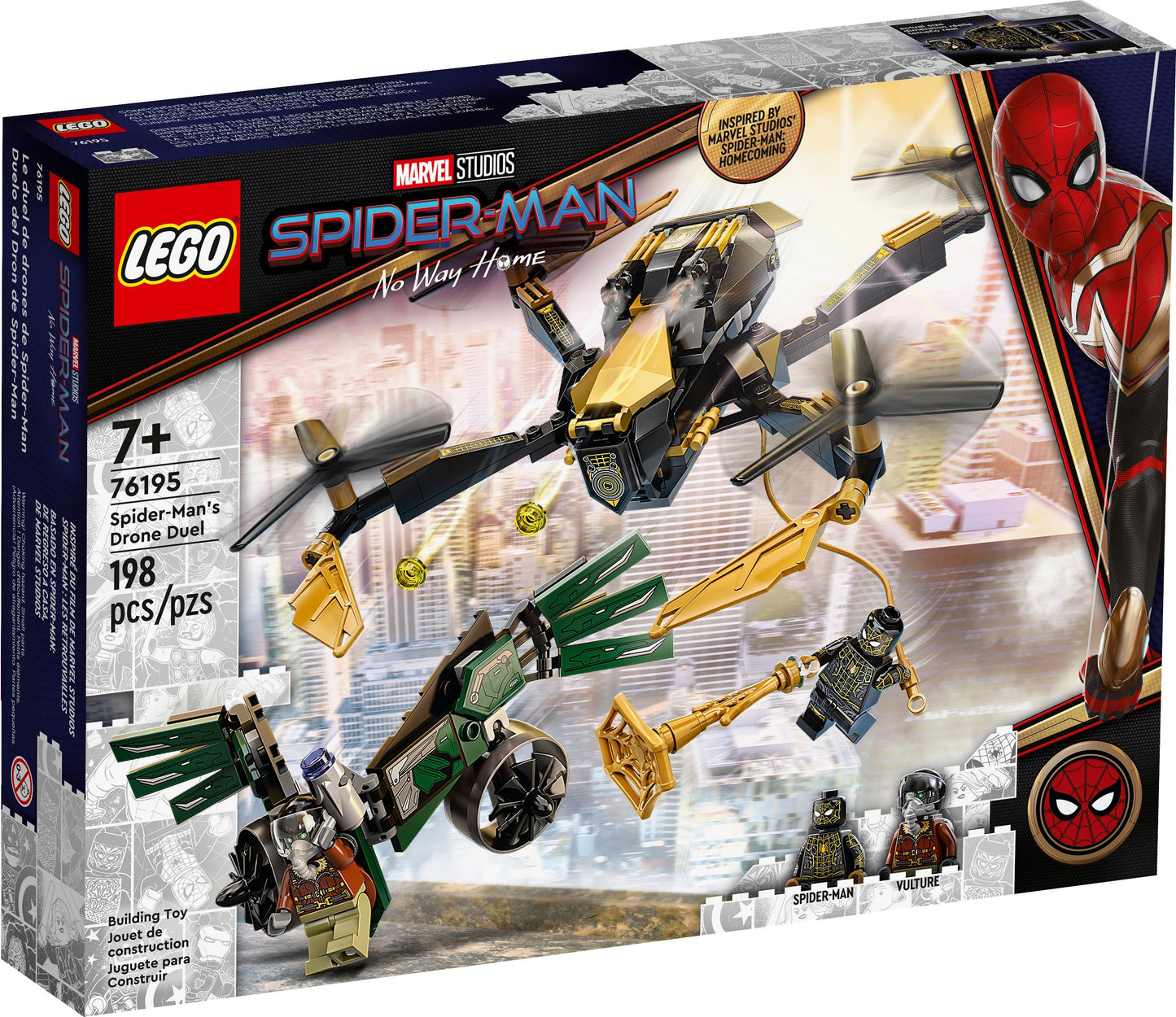 Super Heroes 76195 Spider-Mans Drohnenduell