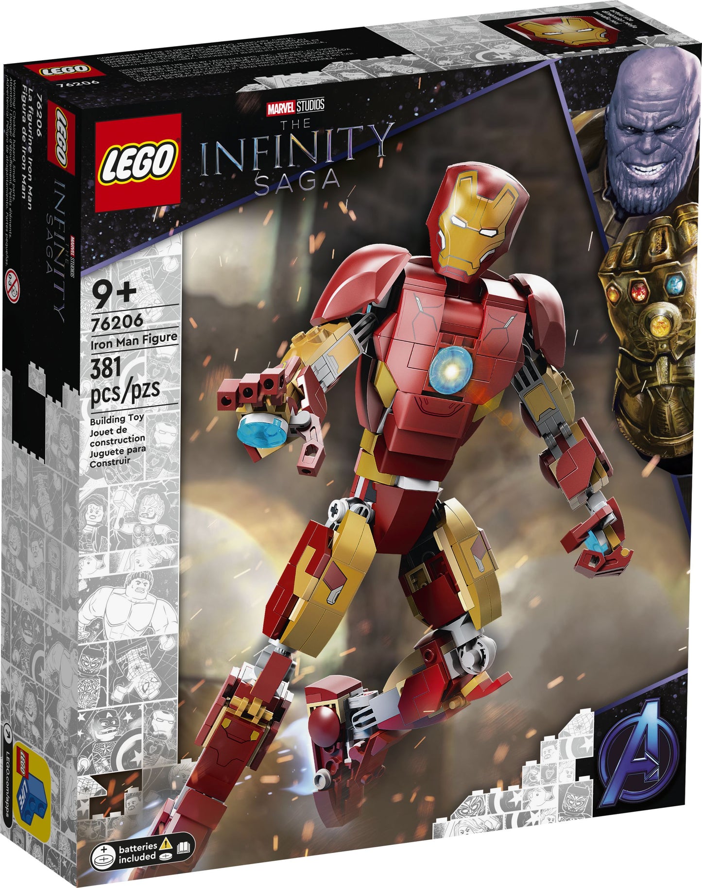 Super Heroes 76206 Iron Man Figur