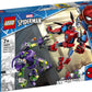 Super Heroes 76219 Spider-Mans und Green Goblins Mech-Duell